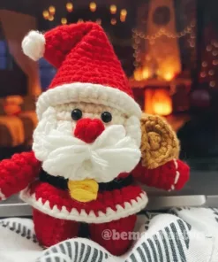 Móc khoá len Ông Già Noel 🎅🎄