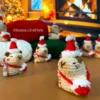 Móc khoá len Capybara Noel, đi phát quà mừng Giáng Sinh 🎄