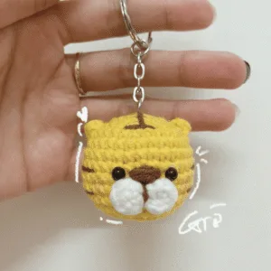 Móc khoá len Bé Hổ mini