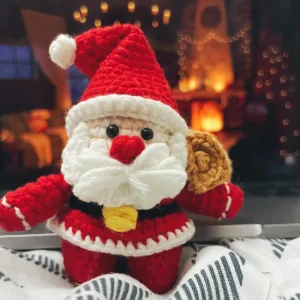 Móc khoá len Ông Già Noel